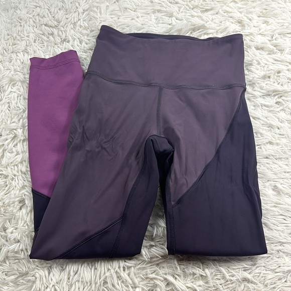 lululemon athletica Pants - Lululemon Wunder Under Hi-Rise 7/8 Tight (Special Edition) 25" Black Currant / B